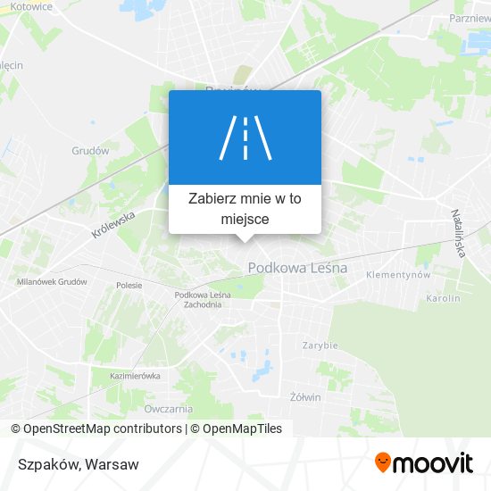 Mapa Szpaków