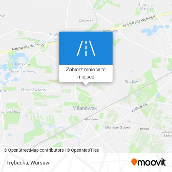 Mapa Trębacka