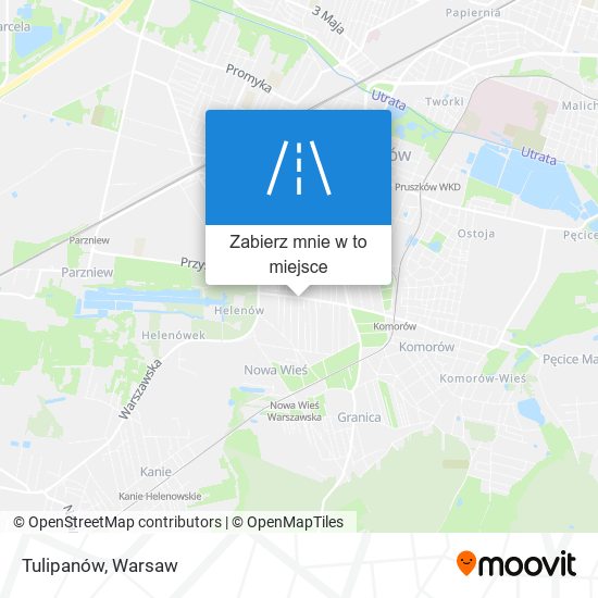 Mapa Tulipanów