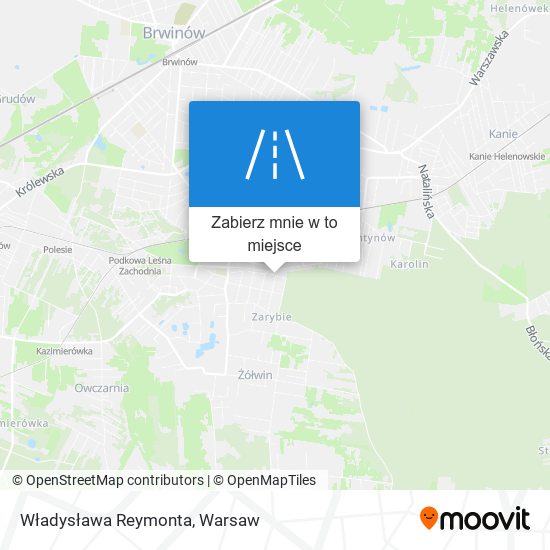 Mapa Władysława Reymonta