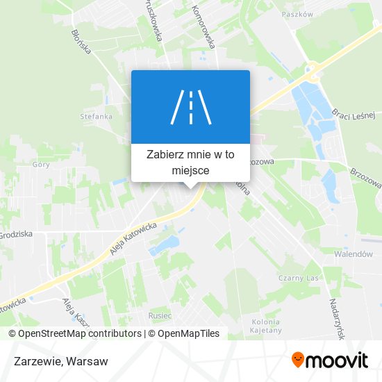 Mapa Zarzewie