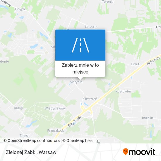 Mapa Zielonej Żabki