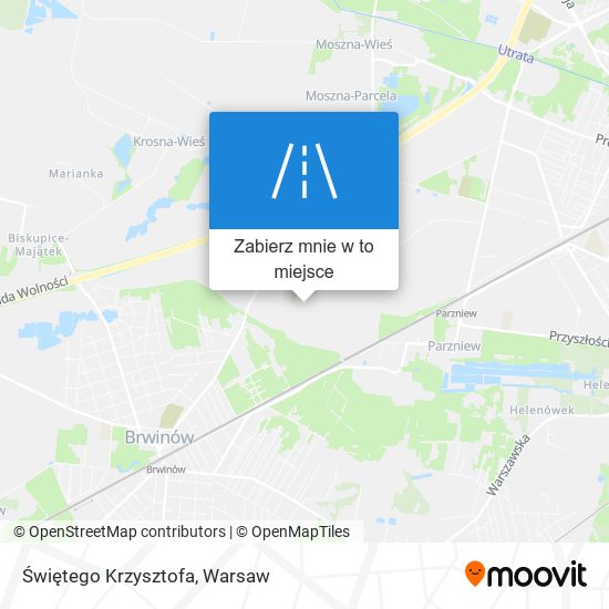 Mapa Świętego Krzysztofa