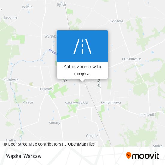 Mapa Wąska