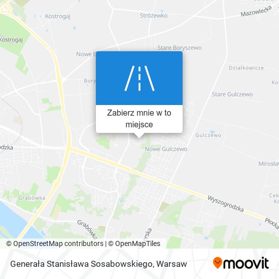 Mapa Generała Stanisława Sosabowskiego