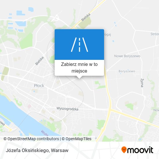 Mapa Józefa Oksińskiego