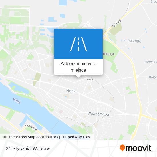 Mapa 21 Stycznia