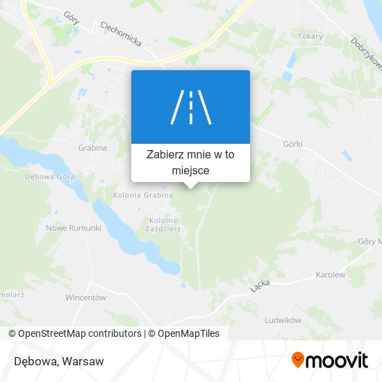 Mapa Dębowa