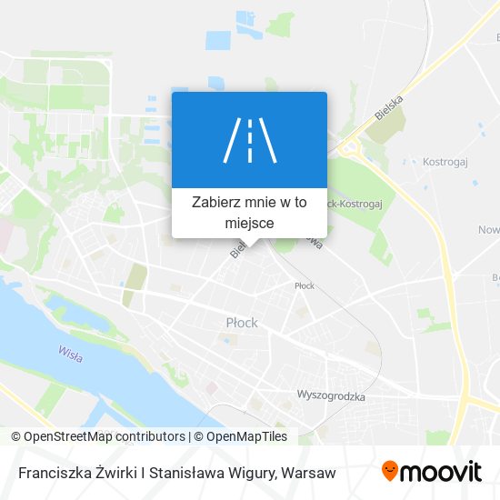 Mapa Franciszka Żwirki I Stanisława Wigury