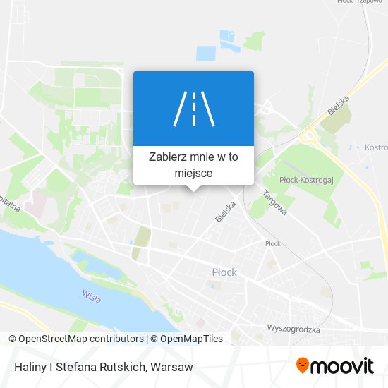 Mapa Haliny I Stefana Rutskich