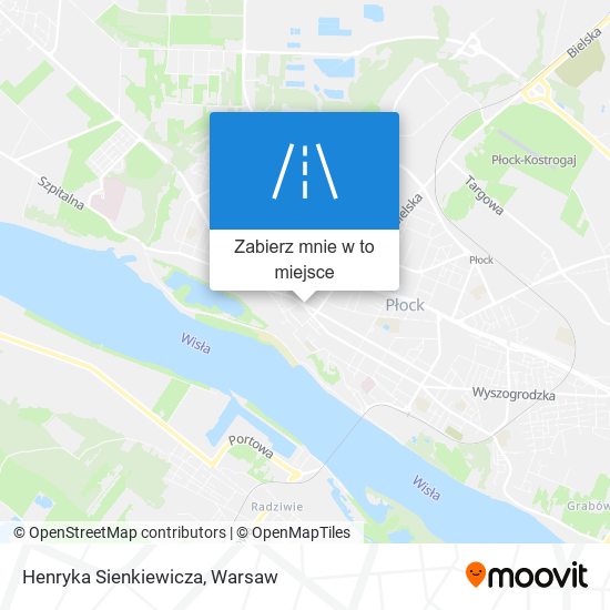 Mapa Henryka Sienkiewicza