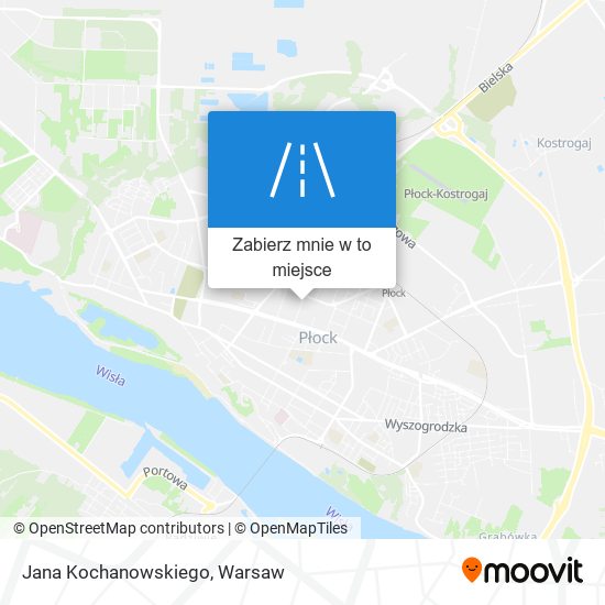 Mapa Jana Kochanowskiego