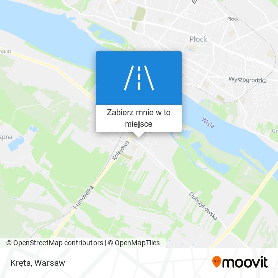 Mapa Kręta