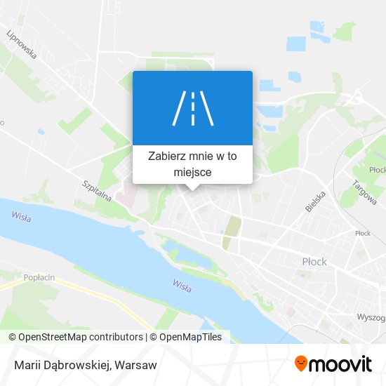 Mapa Marii Dąbrowskiej