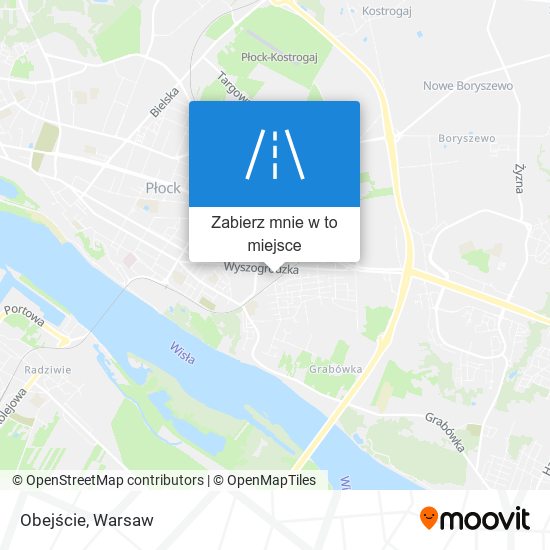 Mapa Obejście