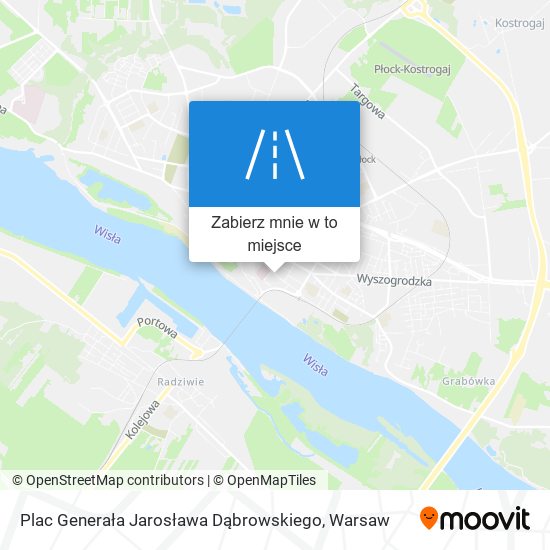 Mapa Plac Generała Jarosława Dąbrowskiego