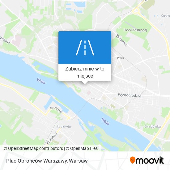 Mapa Plac Obrońców Warszawy