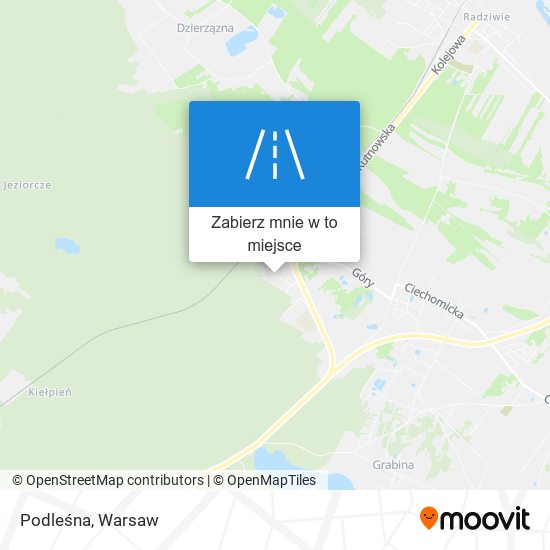 Mapa Podleśna