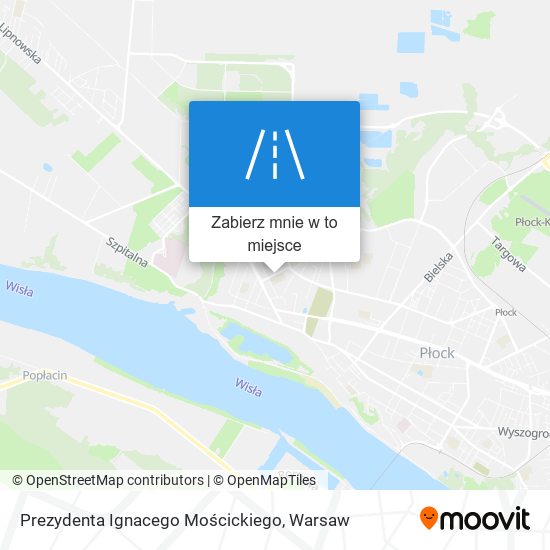 Mapa Prezydenta Ignacego Mościckiego