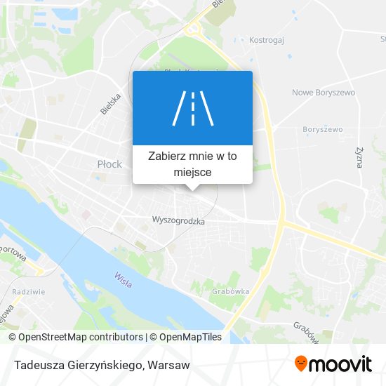 Mapa Tadeusza Gierzyńskiego