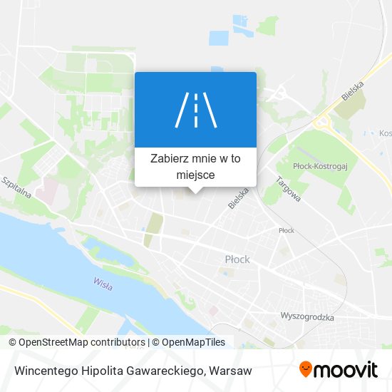 Mapa Wincentego Hipolita Gawareckiego