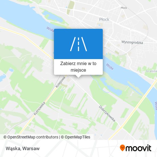 Mapa Wąska