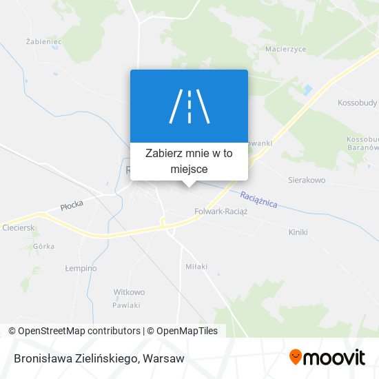 Mapa Bronisława Zielińskiego