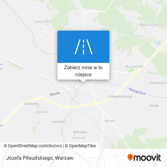 Mapa Józefa Piłsudskiego