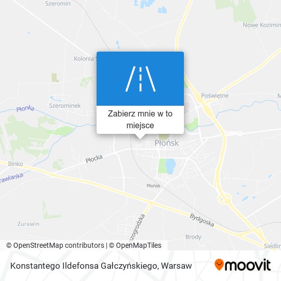 Mapa Konstantego Ildefonsa Gałczyńskiego