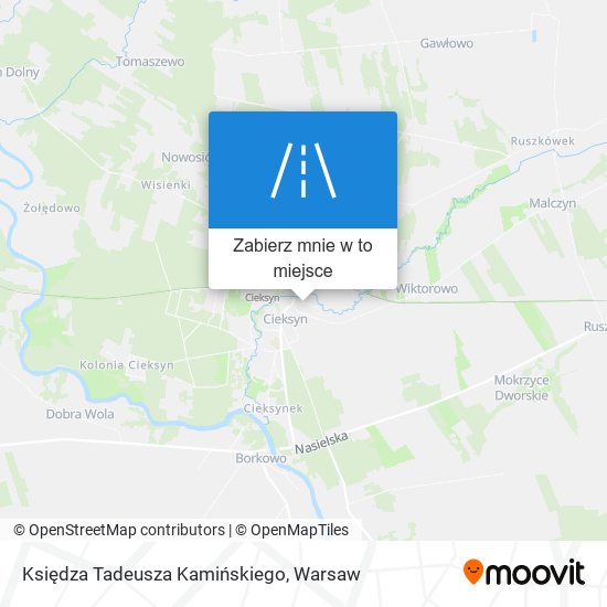 Mapa Księdza Tadeusza Kamińskiego