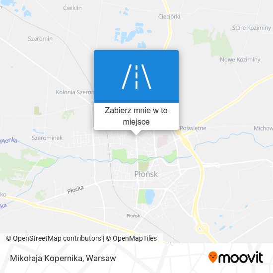 Mapa Mikołaja Kopernika