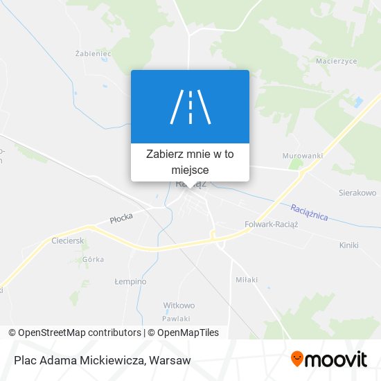 Mapa Plac Adama Mickiewicza