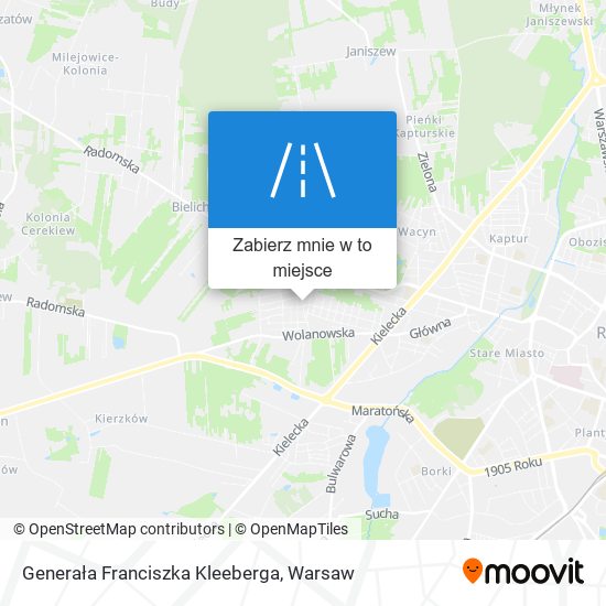 Mapa Generała Franciszka Kleeberga