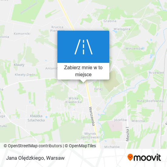 Mapa Jana Olędzkiego