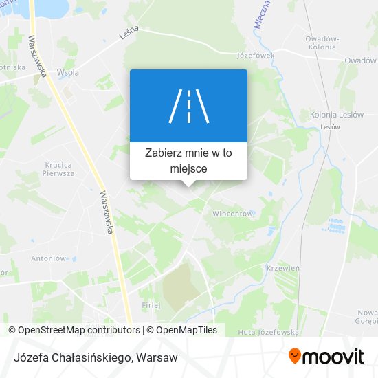 Mapa Józefa Chałasińskiego