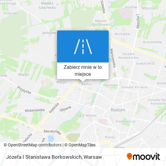 Mapa Józefa I Stanisława Borkowskich