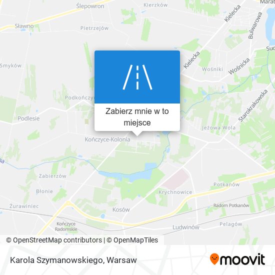 Mapa Karola Szymanowskiego