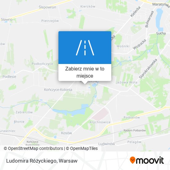 Mapa Ludomira Różyckiego