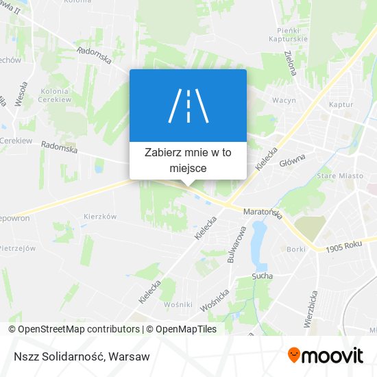 Mapa Nszz Solidarność