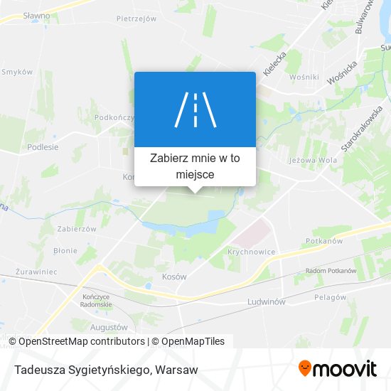 Mapa Tadeusza Sygietyńskiego