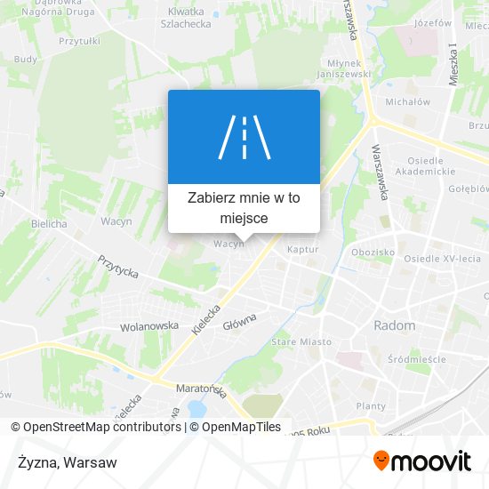 Mapa Żyzna