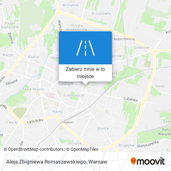 Mapa Aleja Zbigniewa Romaszewskiego