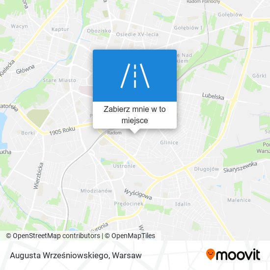 Mapa Augusta Wrześniowskiego