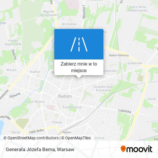 Mapa Generała Józefa Bema