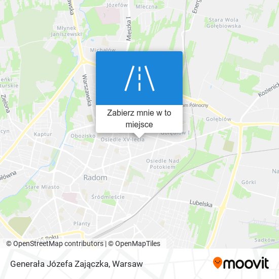 Mapa Generała Józefa Zajączka