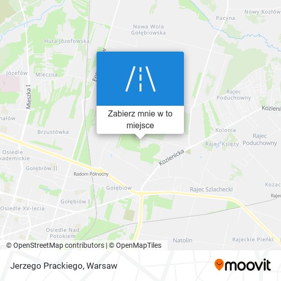 Mapa Jerzego Prackiego