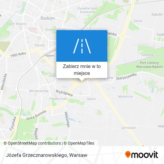 Mapa Józefa Grzecznarowskiego