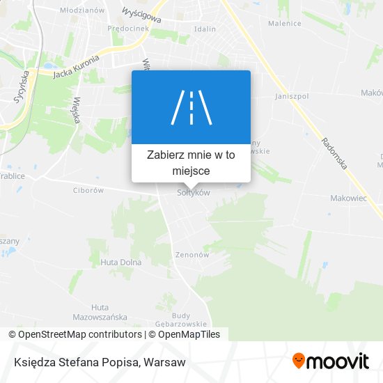 Mapa Księdza Stefana Popisa