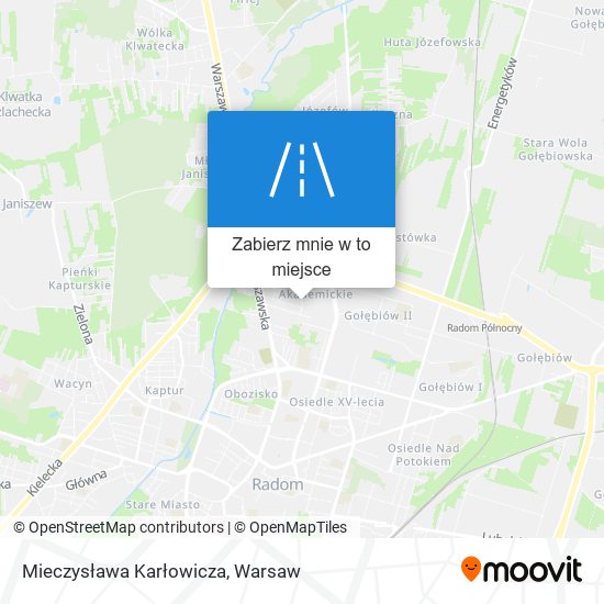 Mapa Mieczysława Karłowicza