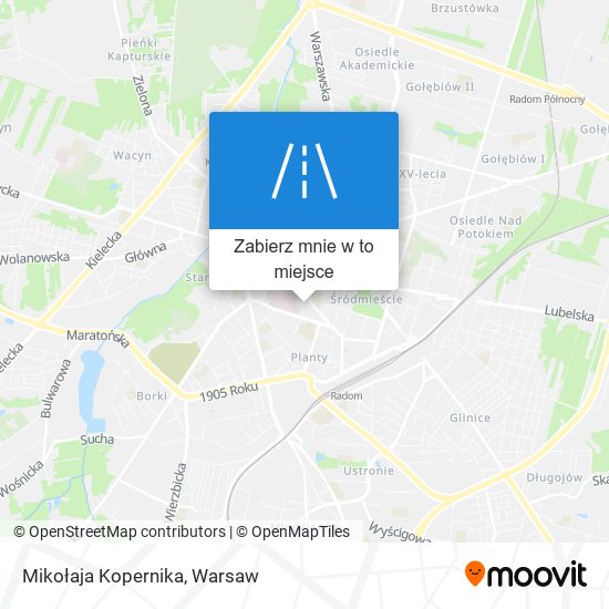 Mapa Mikołaja Kopernika